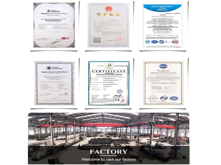 Company certificates and picture